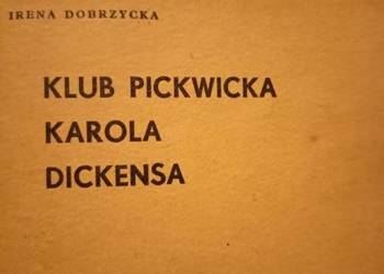 Klub Pickwick biblioteka analiz literatury księgarnia Praga