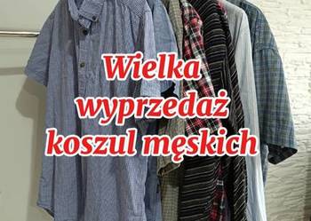 Wielka wyprzedaż koszul męskich - 5zł/szt (zniżka przy większej ilości)