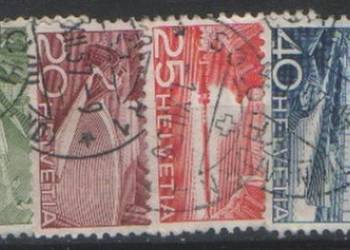 Zn. Szwajcaria Mi 530, 1, 3, 4, 7, 40  kas 1949