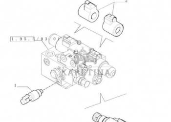 New Holland T6010 T6070 Zawór elektryczny 84178785