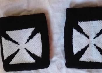 Czarno białe ocieplacze na nadgarstki wysyłka Czarno białe ocieplacze na nadgarstki wysyłka