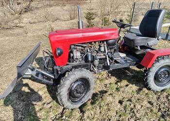Traktorek sam 4x4 uaz 1.6d ciągnik pług