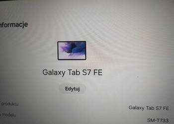 Tablet Samsung Galaxy S7 FE