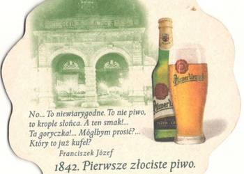 Pilsner Urquell - podstawka do piwa. Nr. 16.