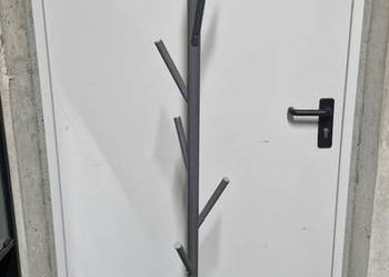 Stojak wieszak na ubrania szary 172 cm