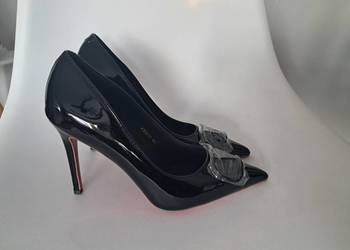 nowe czarne szpileczki rozmiar 40 brak paragonu