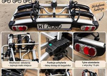 Thule EuroClassic G5 EC 904 + adapter – bagażnik na 3 rowery