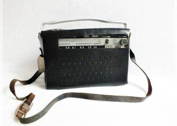 Stare radio w pokrowcu STERN- PARTY, RFT z lat 60-70tych