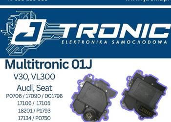 Naprawa sterownika skrzyni biegów Multitronic 01J927156CA P0706 F125