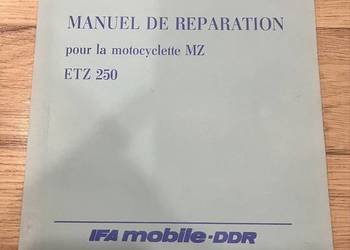 Książka instrukcja naprawy  A4 mz etz 250 org nowa