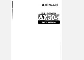 Airman AX30, AX12, AX15, AX15-2, AX17-2 katalog części