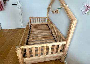 Łóżeczko dziecięce "domek"  Luletto 160x80 cm