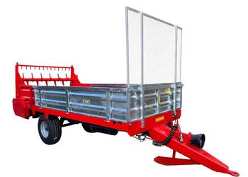 Rozrzutnik obornika burtowy jednoosiowy Jolmet wałki poziome adapter