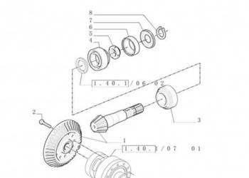 New Holland T6010 Koło zębate stoźkowe 87329329