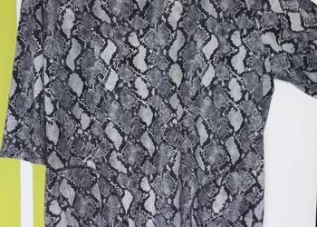 XXL Tunika z delikatnej dzianiny maxi blue.