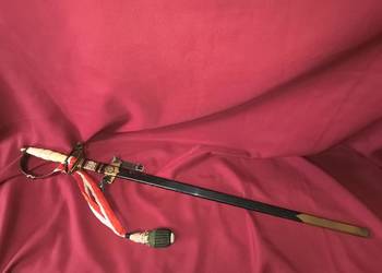 Szabla górnicza galowa z temblakiem – dekoracyjna