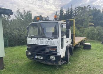 Volvo FL6 Pomoc Drogowa Autolaweta Najazd Łamany 1989 Klasyk Sprawny