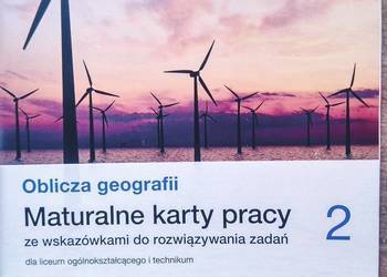 Maturalne karty pracy geografia 2:rozszerzenie jak nowy