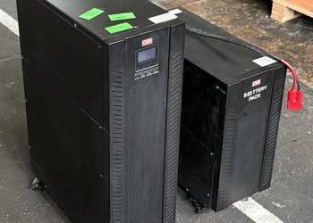 UPS firmy CES z osobną szafą bateryjną, moc 10000VA/8000W