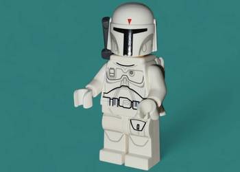 Lego Star Wars Boba Fett White SW0631