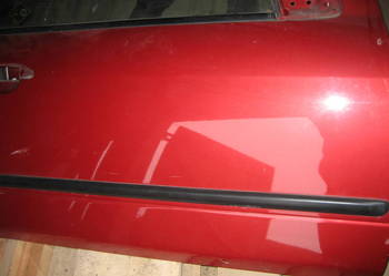 DRZWI NISSAN PRIMERA P11  1996-02r przód lewe BORDO CZERWONE