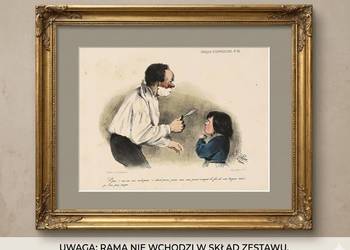 Oryginalna Karykatura Francuska (XIX w.)