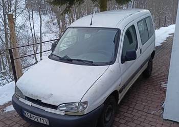 Peugeot Partner,2001r, 1,9 D, 6 miejsc, przewóz niepełnosprawnego, najazd