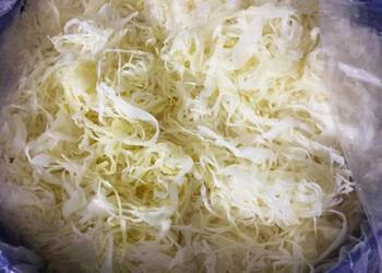 Kapusta szatkowana,kiszona naturalnie