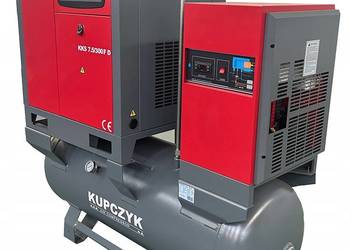 Kompresor śrubowy Kupczyk KKS 7,5/300 FD 850 l/min 5,5 KW Falownik Osuszacz