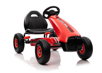 pojazd GOKART NA PEDAŁY pompowane koła auto jeździk autko  G208