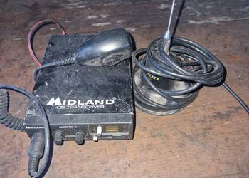 CB Midland radio z anteną zestaw