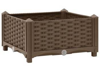 vidaXL Donica do podniesionej rabaty, 40x40x23 cm, polipropylen(sku316511)