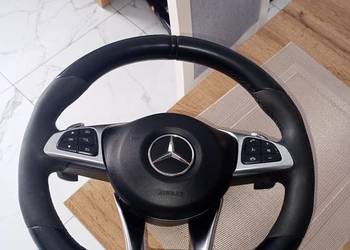 Kierownica Mercedes w204,207,212 AMG lift łopatki