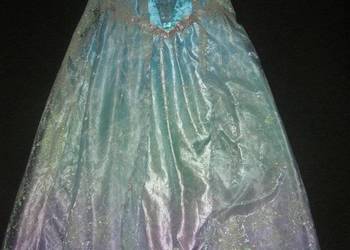 Strój kostium przebranie ELSA KRAINA LODU FROZEN 7-8 lat 122-128cm DISNEY