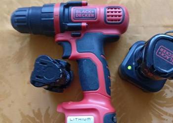Wkrętarka akumulatorowa Black Decker.
