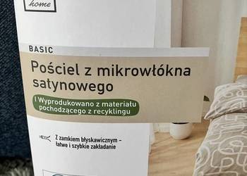 Pościel Livarno Home 160x200 + 2x70x80 – beżowa, mikrowłókno satynowe, zame