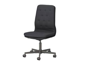Nowe krzesło biurowe Ikea Mullfjallet - kolor ciemnoszary