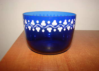 Skagen szklana miseczka kobaltowa
