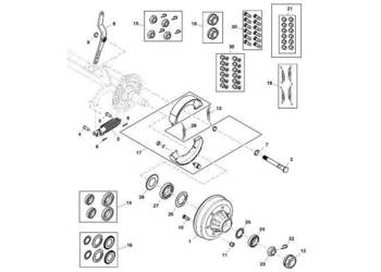 John Deere 960 - Śruba DC214655 (Hamulce)