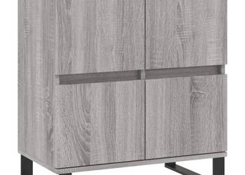 Komoda szary dąb sonoma 60x35x70 cm materiał drewnopochodny WM-831226