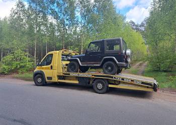Pomoc Drogowa 24H Laweta S5 A1 Tleń Osie Lniano Lipinki Rybno