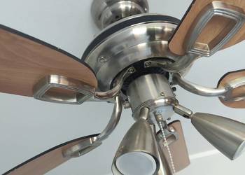 Lampa sufitowa z wiatrakiem do sypialni lub salonu i pokoju