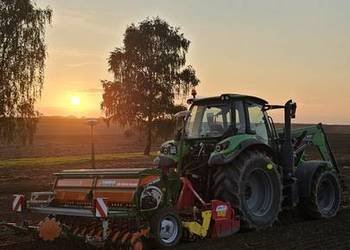 Agregat uprawowo siewny Amazone d9 + pottinger Lion