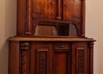 Zabytkowa komoda, regał, kredens. Zdobiona. XX Wiek. ORYGINAŁ