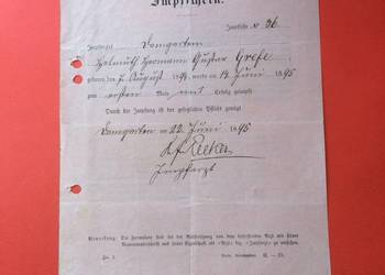 ( 1810 ) Świadectwo Szczepień, Grefe