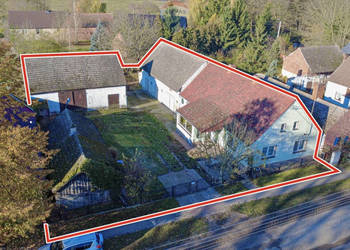 Dom z warsztatem, stodołą i oborą