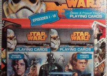 karty star wars -2 talie -nowe -i inne zabawki,gry,klocki,