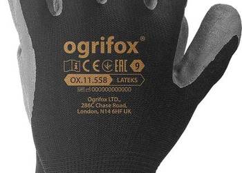 240 par rękawic ochronnych lateksowych OGRIFOX, rozmiar 9