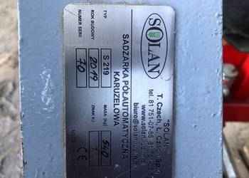 Sadzarka Solan karuzelowa