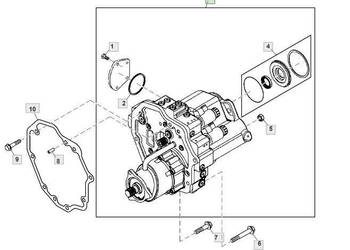 John Deere 3120 3320 3520 3720 - hydrostat silnik hydrostatyczny LVA15190